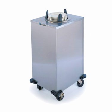 Lakeside 6109 Mobile Heated Single Stack Dish Dispenser Dispenser, 8-1/4