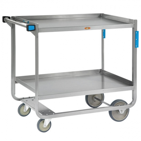 Lakeside 943 Tough Transport® Heavy-Duty Stainless Steel Two Shelf Traditional Utility Cart 