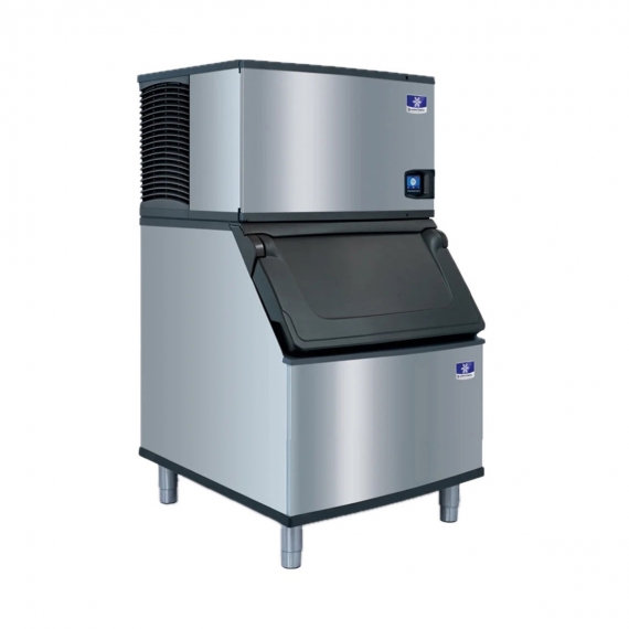 Manitowoc IDT0300A/D570 Full Cube 305 lbs Ice Machine with Bin, Air Cooled, 532 lbs Storage