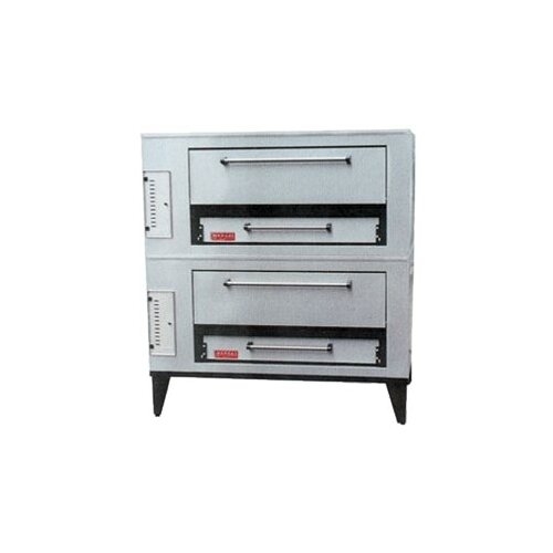Marsal SD-1048 STACKED Gas Double Deck Pizza Oven, Two 10