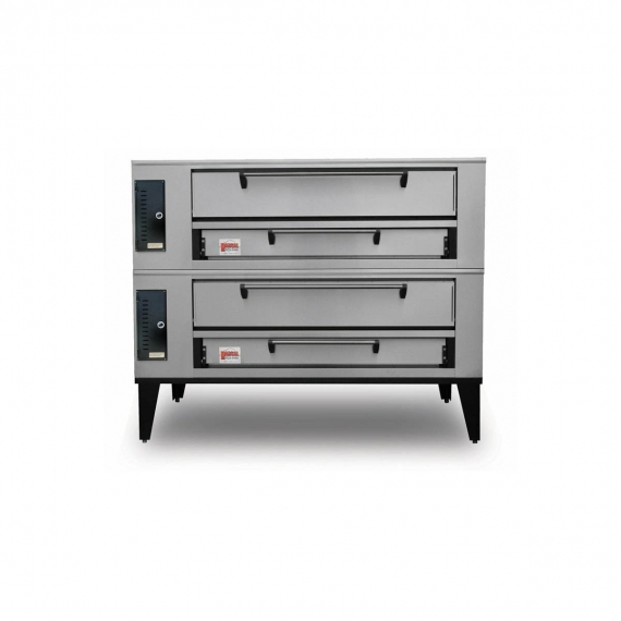 Marsal SD-1060 STACKED Gas Double Deck Pizza Oven, Two 10