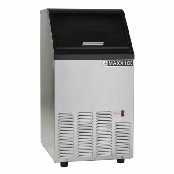 Maxx Ice MIM75 Cube-Style Ice Maker With Bin w/ 75 lbs/Day Production, Air-Cooled