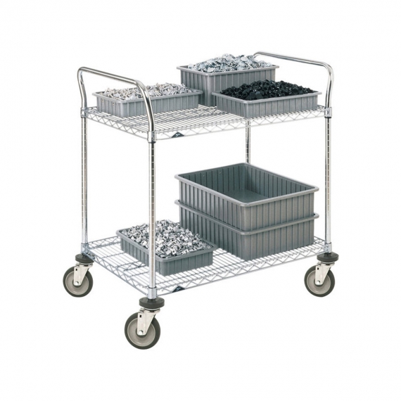 Metro 2SPN56PS Metal Wire Bussing Utility Transport Cart
