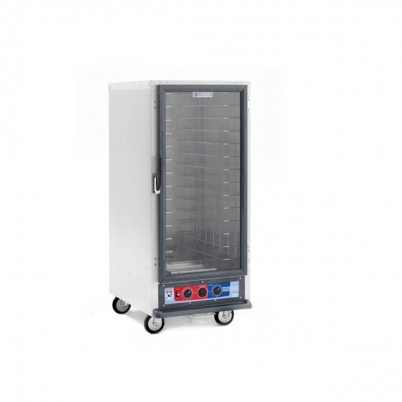 Metro C517-PFC-4A Mobile 3/4 Height Non-Insulated Proofing Holding Cabinet, Clear Polycarbonate Door