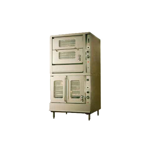 Montague Company 2-115C Bakery Depth Gas Convection Oven with Thermostatic Controls