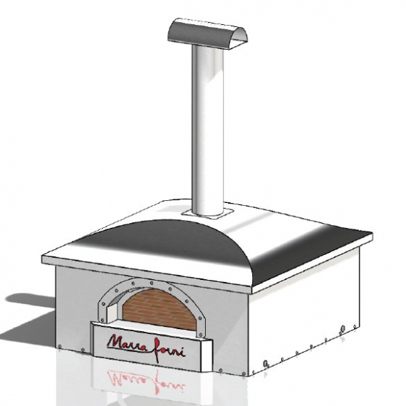 Marra Forni MS36-36W Wood / Coal / Gas Fired Pizza Oven w/ 36x36