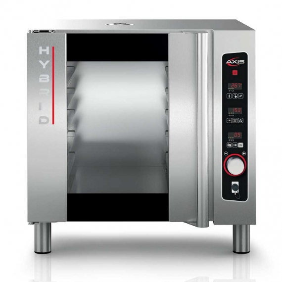 Axis AX-HYBRID Single Deck Full Size Electric Convection Oven with Manual Controls