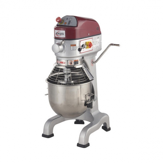 Axis AX-M20 Floor Model 20-Qt Planetary Mixer with Timer, #12 Hub, 3-Speed, 1/2 Hp