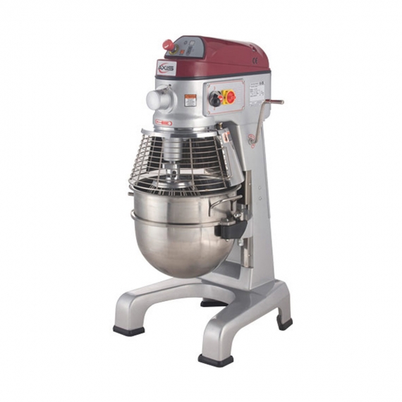 Axis AX-M30 Floor Model 30-Qt Planetary Mixer with Timer, #12 Hub, 3-Speed, 1 Hp