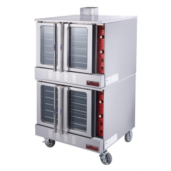 IKON IECO-2 Double Deck Full Size Electric Convection Oven, Standard Depth
