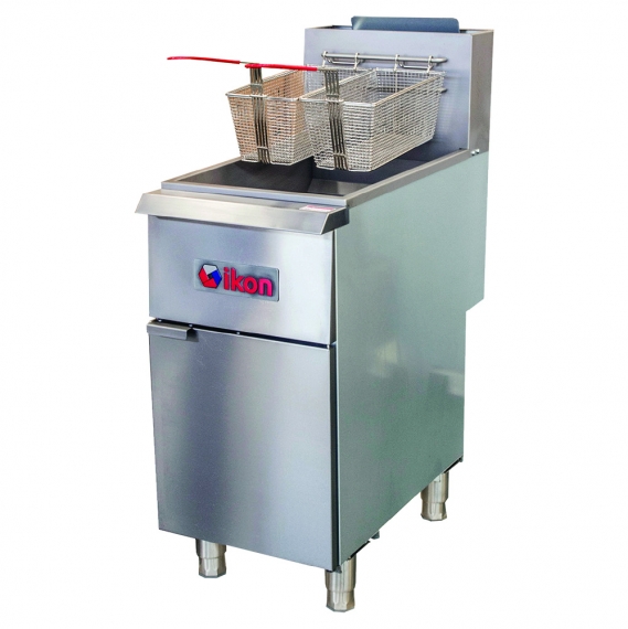 IKON IGF-35/40-LP Liquid Propane Gas Freestanding Fryer w/ Millivolt Thermostat, 40 lbs