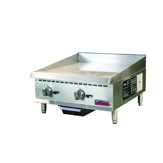 IKON IMG-24 Countertop Gas Griddle with Manual Control, 3/4