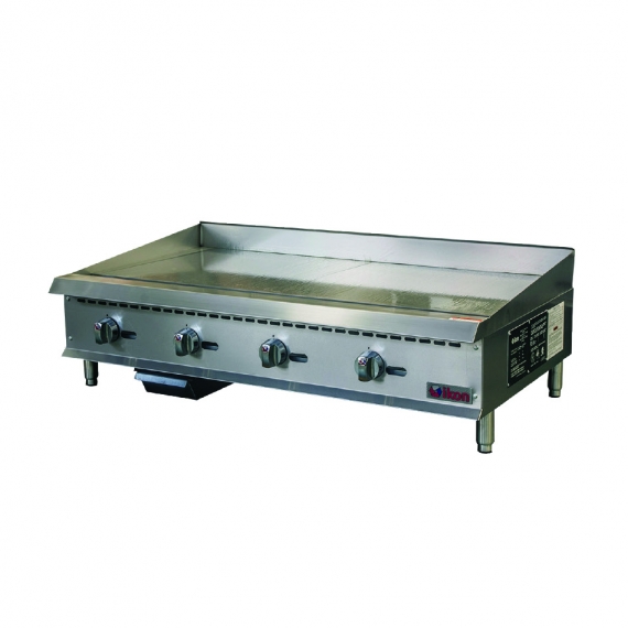 IKON IMG-48 Countertop Gas Griddle with Manual Control, 3/4