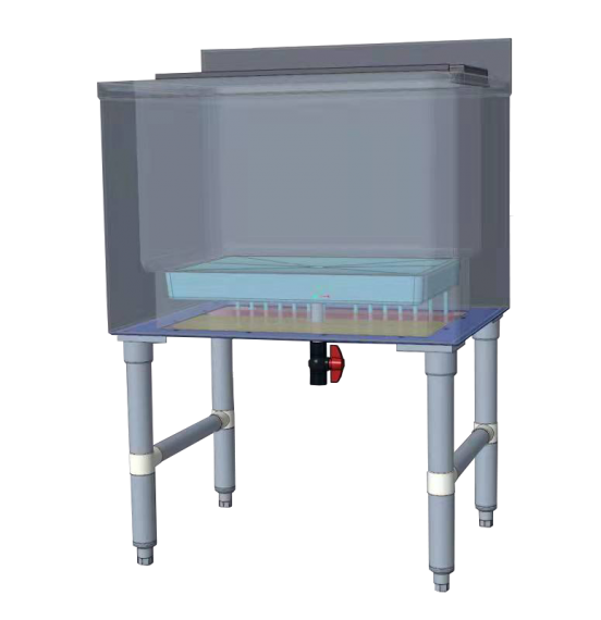 NBR Equipment IBC-3618C7 Stainless Steel Insulated Underbar Ice Bin w/ 7 Circuit Cold Plate