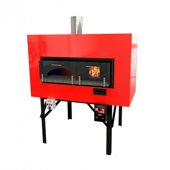 New York Brick Ovens 105 GW Inferno Series Wood/Gas Revolving Combo Oven, 42