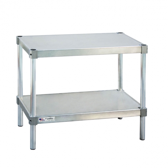 New Age 21524ES24P Stationary Equipment Stand w/ 2 Shelves, 24
