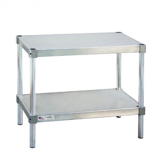 New Age 21524ES30P Stationary Equipment Stand w/ 2 Shelves, 24