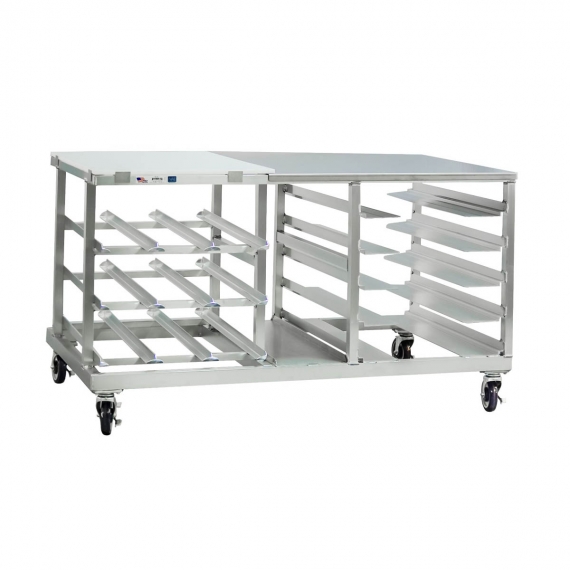 New Age 99135 Mobile Pan Rack with Work Top