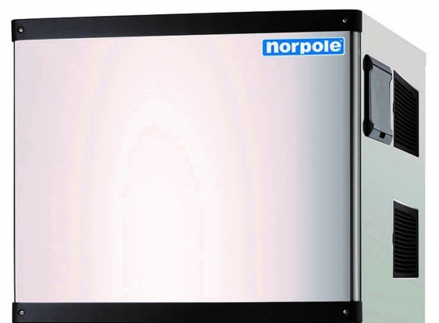 Norpole NPCIM500M Full-Dice Cube-Style Ice Maker w/ 500 lbs/Day, Air-Cooled, Ice Scoop