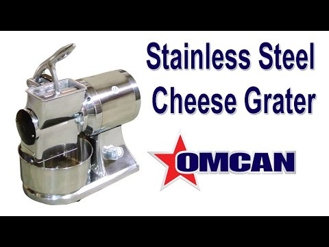 OMCAN 1 HP Electric Hard Cheese Grater, Stainless Steel Model
