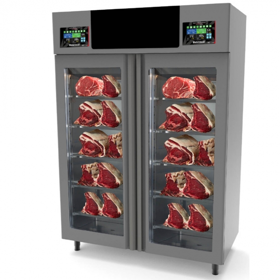 Omcan USA 45176 MaturMeat Meat Dry Aging Cabinet, 220+220lbs Capacity  220v/60/1ph