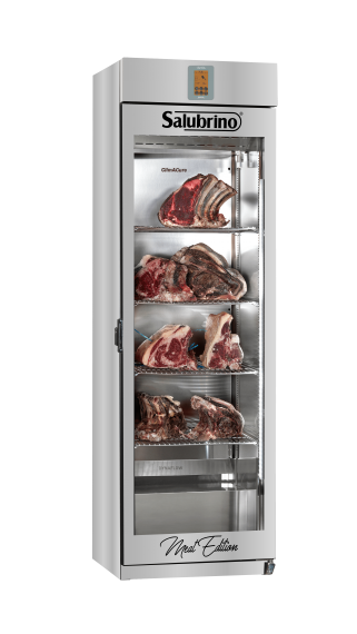 Omcan USA 47117 Primeat 2.0 Meat Edition Preserving and Dry Aging Cabinet 176Ibs, Silver, 115v/60/1ph