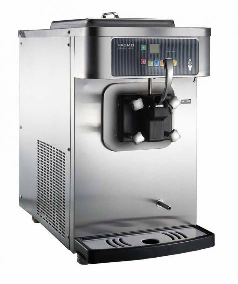 Pasmo S110FA2 Countertop Single Flavor Soft Serve Machine w/ 6.5-Lt. Mix Hopper, 220v/1ph