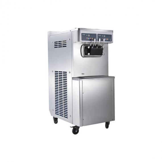 Pasmo S520FA2 Floor Model Two Flavor Soft Serve Machine w/ (2) 13.2-Qt. Hoppers, Air-Cooled