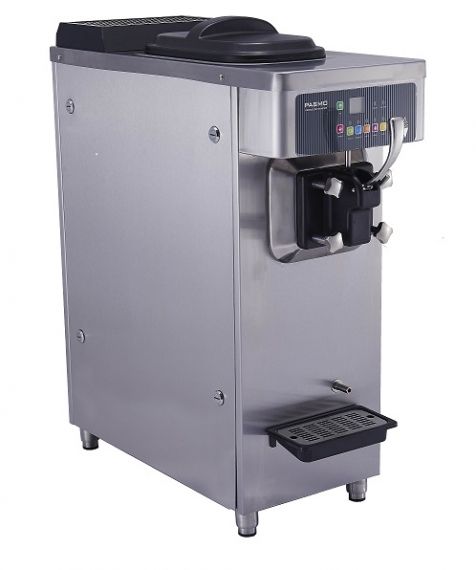 Pasmo S930FW2 Countertop Single Flavor Soft Serve Machine w/ 9-Lt. Hopper, Water-Cooled
