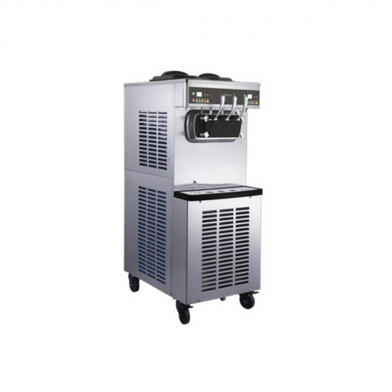 Pasmo S970FA2 Floor Model Two Flavor Soft Serve Machine w/ (2) 9.5-Lt. Hoppers, Air-Cooled