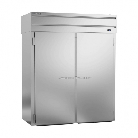 Beverage Air PHI2-1S Two Section Roll-In Warming Cabinet with Swing Solid Door