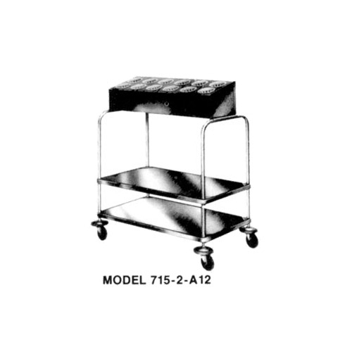 Piper Products 715-2-A12 Flatware & Tray Cart