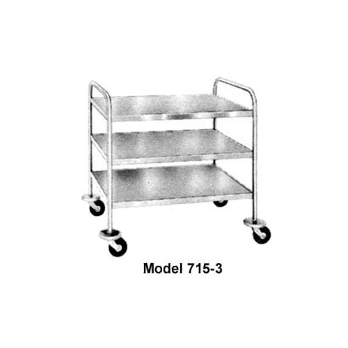 Piper Products 715-2 Metal Bussing Utility Transport Cart