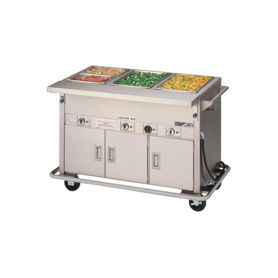 Piper Products DME-3-PTSB Electric Hot Food Serving Counter