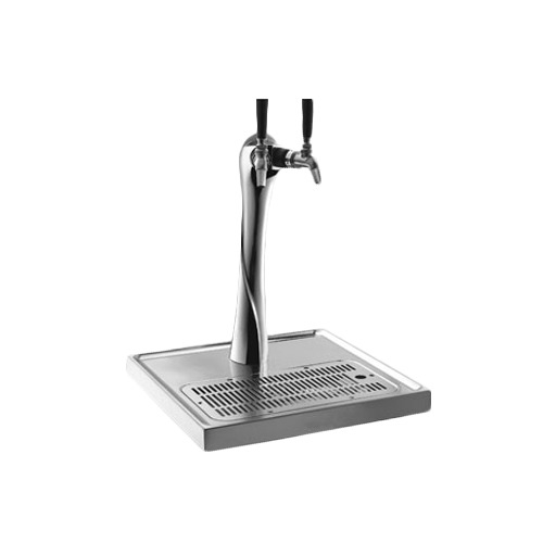 Perlick 4041-3B Lucky Draft Beer Dispensing Tower, Polished Chrome Finish, 3 Faucets