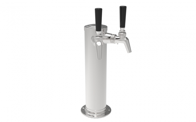 Perlick EA2100-2-2 Draft Beer Dispensing Tower, 2 Faucets