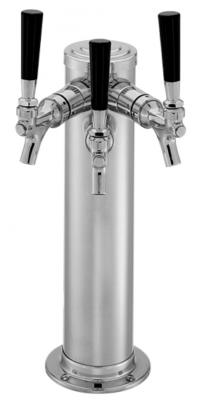 Perlick EA2100-3-2 Draft Beer Dispensing Tower, 3 Faucets