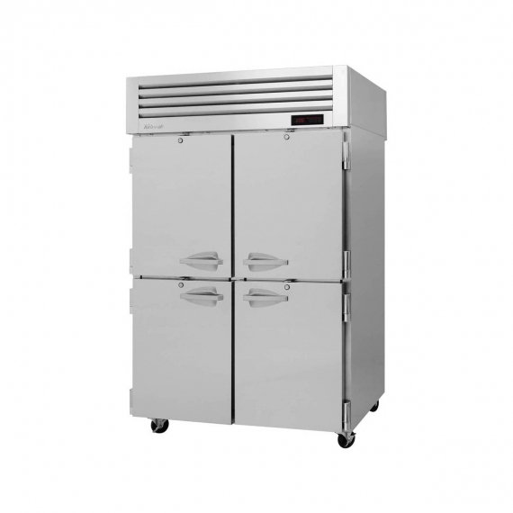 Turbo Air PRO-50-4H Two Section Reach-In Heated Cabinet with Half-Size Swing Solid Door