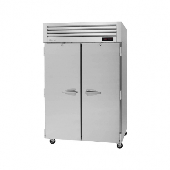 Turbo Air PRO-50H Two Section Reach-In Heated Cabinet with Swing Solid Door