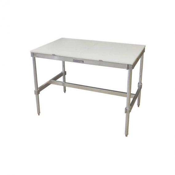 Prairie View AIFT303472-PT Poly Top I-Frame Work Table - 72