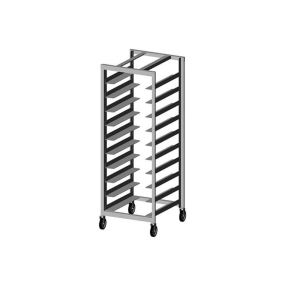 Prairie View LUGCT10-OTR 10 Pan Oval Tray End Load Rack, All Welded, Mobile