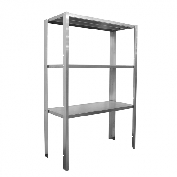 Prairie View RT207448-3 Aluminum Retractable Shelving with 3 Tier - 48