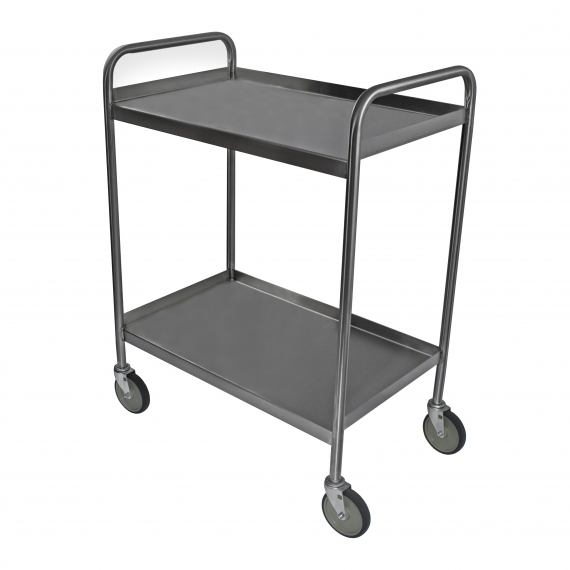 Prairie View UCSS1830-2 Stainless Steel Utility Carts with 2 Tier - 19