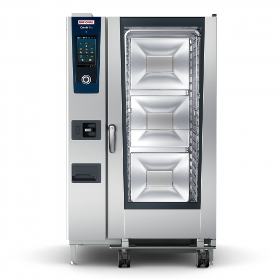 RATIONAL ICP (LM100GE) Full-Size Electric Combi Oven w/ Programmable Controls, Steam Generator, 208-240v