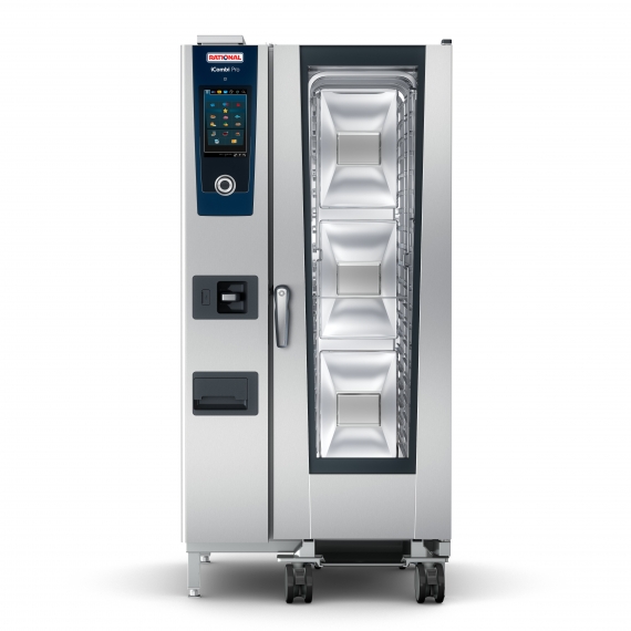 RATIONAL ICP LP (LM100FG) Half-Size Gas Combi Oven w/ Programmable Controls, Steam Generator