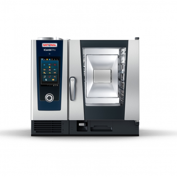 RATIONAL ICP NG (LM100BG) Half-Size Gas Combi Oven w/ Programmable Controls, Steam Generator