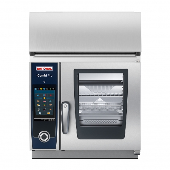 RATIONAL ICP XS E 208/240V 1 PH UVP(LM100AE)  iCombi Pro® Half Size Electric Combi Oven w/ 4 Pans, UltraVent Plus, Programmable Controls, Steam Generator
