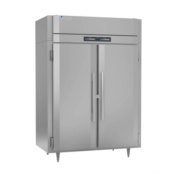 Victory RFS-2D-S1-EW-PT-HC Pass-Thru Refrigerator Freezer, 26 Cu. Ft. per section