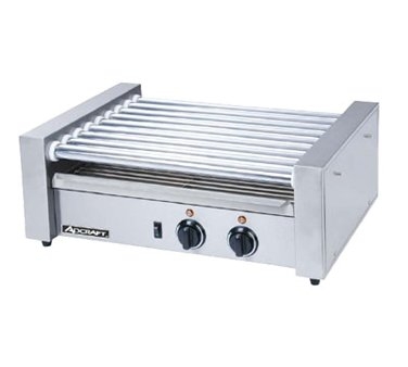 Adcraft RG-09 Hot Dog Roller Grill by Admiral Craft w/ 9 Rollers, 24 Hot Dog Capacity, 120V