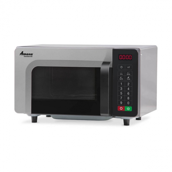 Amana RMS10TSA 1000W Low Volume Commercial Microwave Oven, 0.8 cu. ft.